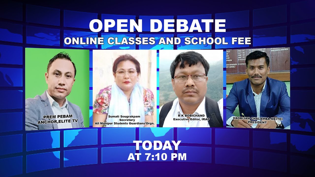  OPEN DEBATE On ONLINE CLASSES AND SCHOOL FEE , 24th Aug 2021