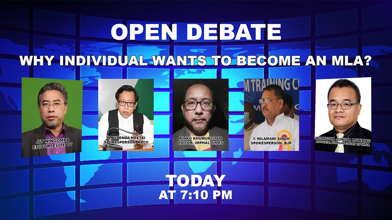  OPEN DEBATE ON Why individual wants to become an MLA?| 19th October 2021