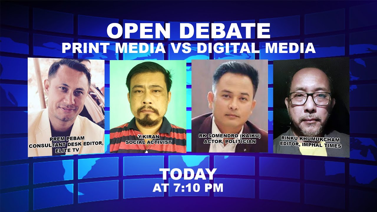  OPEN DEBATE ON PRINT MEDIA VS DIGITAL MEDIA | 19th November 2021