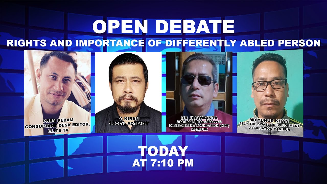  OPEN DEBATE ON Rights and Importance of differently abled person | 14th November 2021