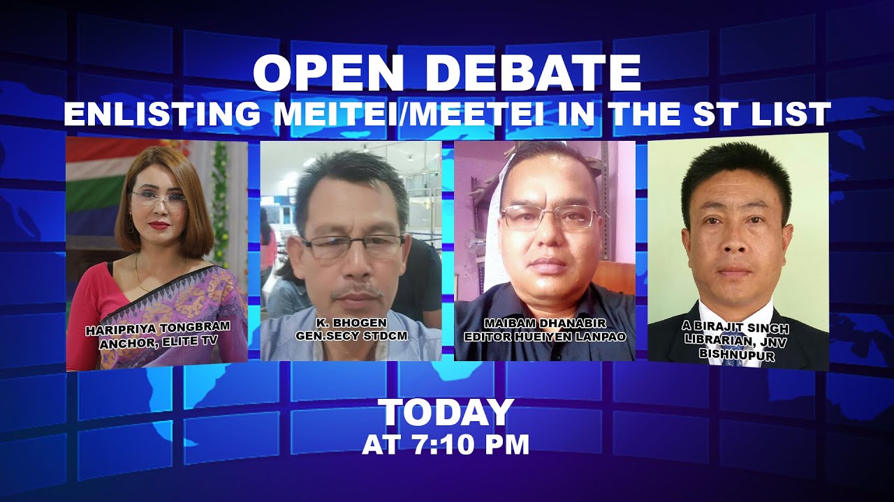  OPEN DEBATE ON ENLISTING MEITEI/MEETEI IN THE ST LIST | 18th DEC. 2021