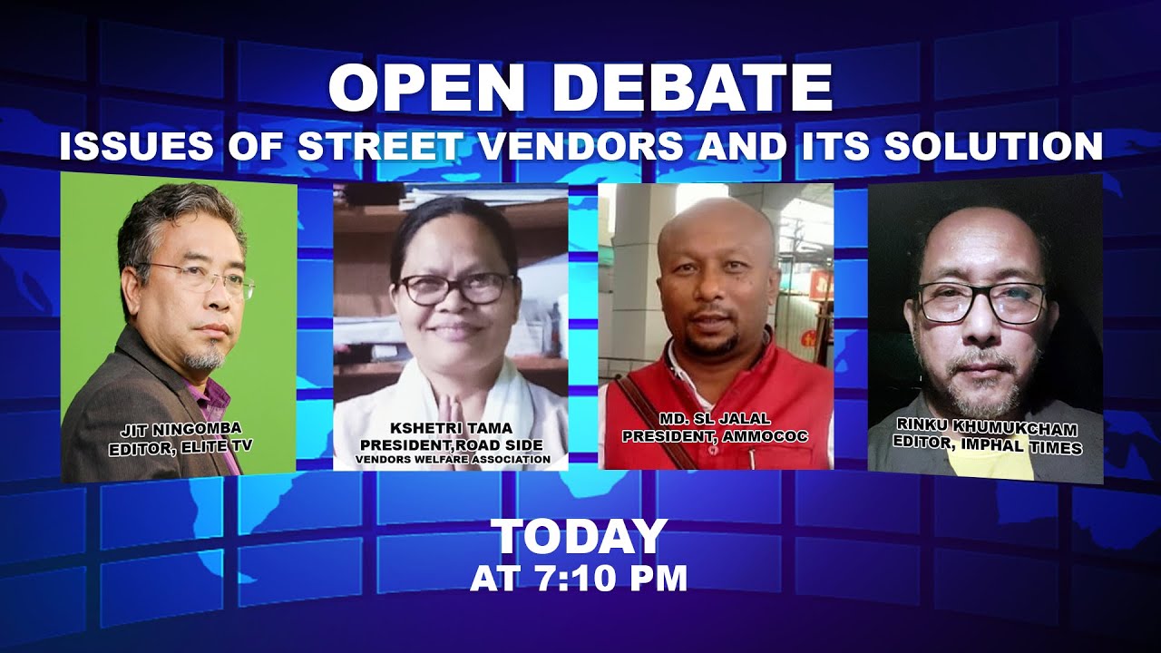  OPEN DEBATE ON Issues of street vendors and its solution . | 23rd April 2022 | ELITE TV