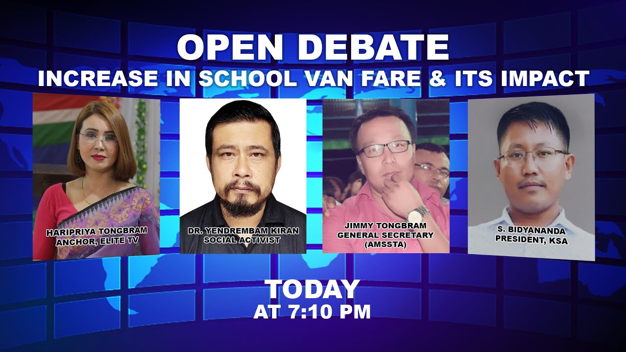  OPEN DEBATE ON Increase in school van fare & its impact | 22nd April 2022 | ELITE TV