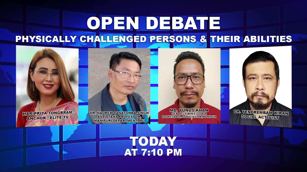  OPEN DEBATE ON PHYSICALLY CHALLENGED PERSONS & THEIR ABILITIES | 20th April 2022 | ELITE TV