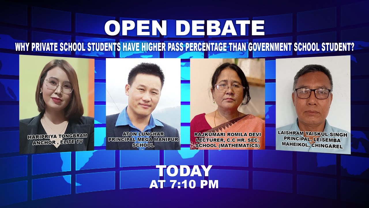  OPEN DEBATE ON Why private school students have higher pass % than govt. school student?