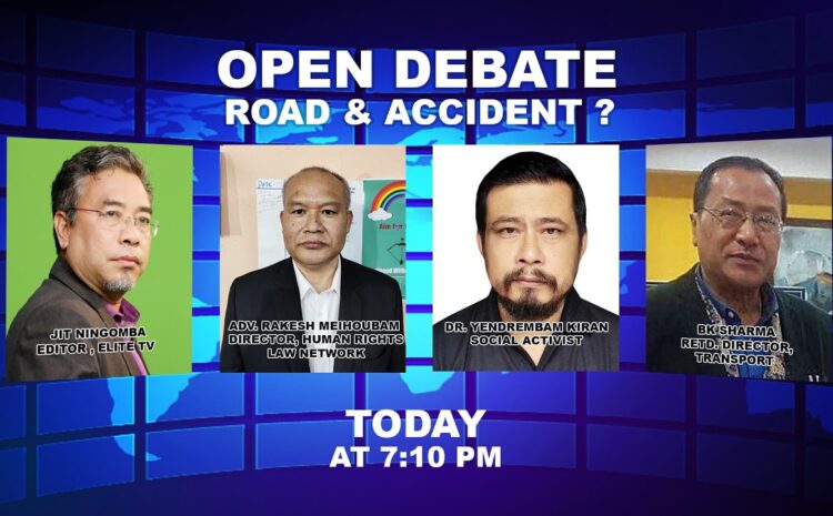  OPEN DEBATE ON Road & Accident ? | 9th September | Elite TV